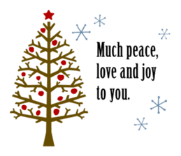 Christmas and New Year greetings sticker #1483541