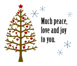 Christmas and New Year greetings sticker #1483541
