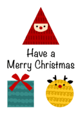 Christmas and New Year greetings sticker #1483542