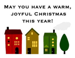 Christmas and New Year greetings sticker #1483543