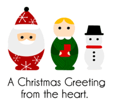 Christmas and New Year greetings sticker #1483545