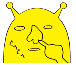 Invade Earth first series of mi-taka sticker #1483617