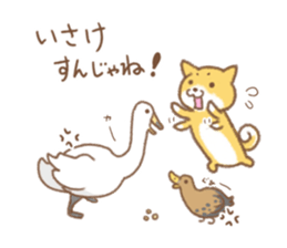 Niigata dialect (Japanese Shiba Inu) sticker #1485117