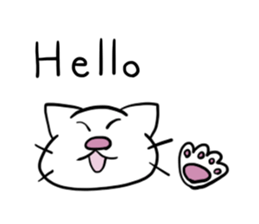 daily cat , we love them! sticker #1485166