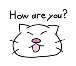 daily cat , we love them! sticker #1485170