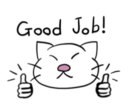 daily cat , we love them! sticker #1485171