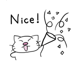 daily cat , we love them! sticker #1485174