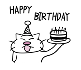 daily cat , we love them! sticker #1485175