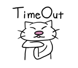 daily cat , we love them! sticker #1485182