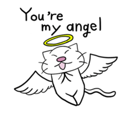 daily cat , we love them! sticker #1485197