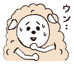 sheep mery sticker #1485216