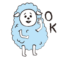 sheep mery sticker #1485221