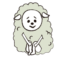 sheep mery sticker #1485239