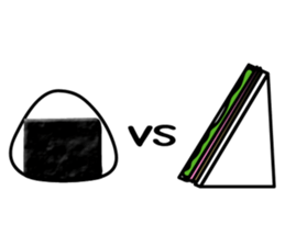 Slightly super rice ball man sticker #1485489