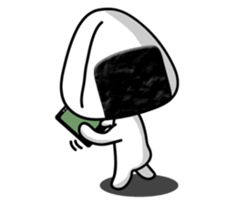 Slightly super rice ball man sticker #1485508