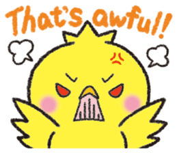 Backchannel chick sticker #1486014