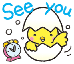 Backchannel chick sticker #1486039