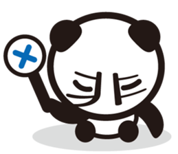 Chinese character Panda sticker #1486481