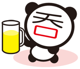 Chinese character Panda sticker #1486499