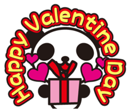 white&black panda season&event sticker #1486606