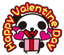 white&black panda season&event sticker #1486606