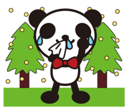 white&black panda season&event sticker #1486608