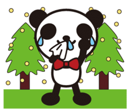 white&black panda season&event sticker #1486608