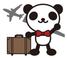 white&black panda season&event sticker #1486610