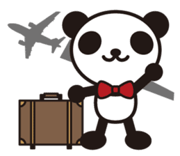 white&black panda season&event sticker #1486610