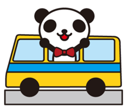 white&black panda season&event sticker #1486612