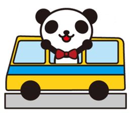 white&black panda season&event sticker #1486612