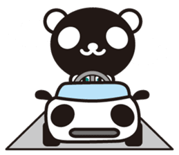 white&black panda season&event sticker #1486613