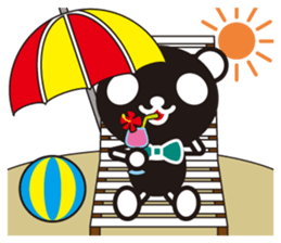 white&black panda season&event sticker #1486617