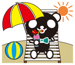 white&black panda season&event sticker #1486617