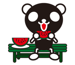 white&black panda season&event sticker #1486619