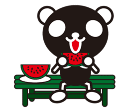 white&black panda season&event sticker #1486619