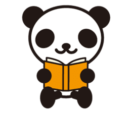 white&black panda season&event sticker #1486626