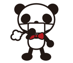 white&black panda season&event sticker #1486630