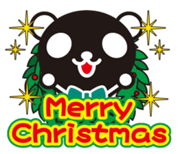 white&black panda season&event sticker #1486631