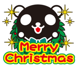 white&black panda season&event sticker #1486631