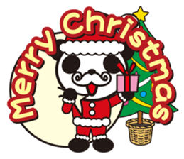 white&black panda season&event sticker #1486632