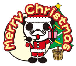 white&black panda season&event sticker #1486632