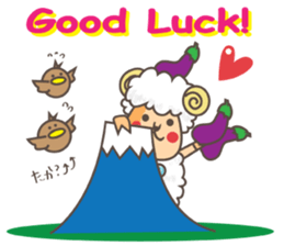 Wool 75% Sheep sticker #1486814