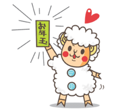 Wool 75% Sheep sticker #1486816