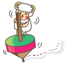 Wool 75% Sheep sticker #1486817