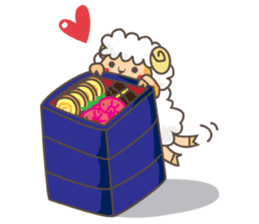 Wool 75% Sheep sticker #1486818