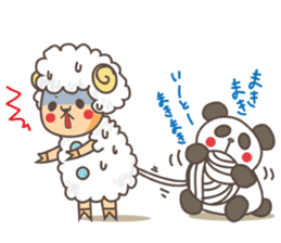 Wool 75% Sheep sticker #1486825