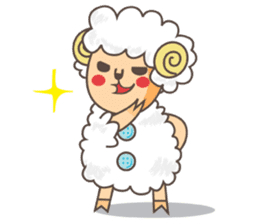 Wool 75% Sheep sticker #1486828