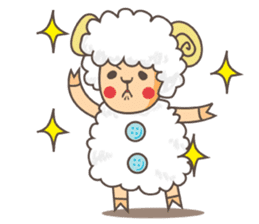 Wool 75% Sheep sticker #1486829