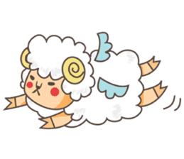 Wool 75% Sheep sticker #1486831